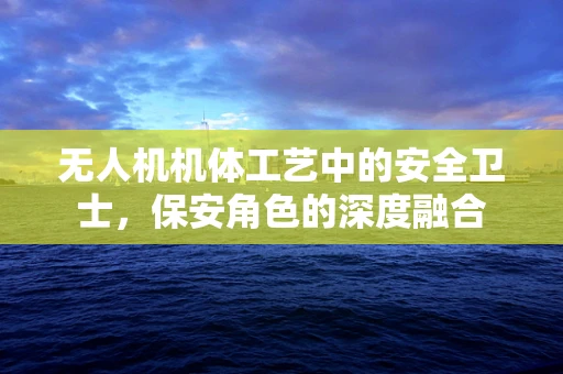 无人机机体工艺中的安全卫士，保安角色的深度融合