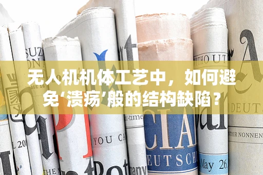 无人机机体工艺中，如何避免‘溃疡’般的结构缺陷？