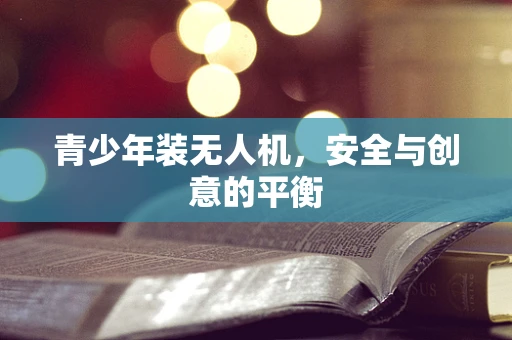 青少年装无人机，安全与创意的平衡