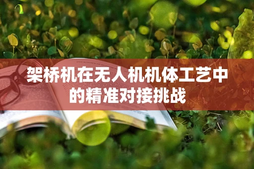 架桥机在无人机机体工艺中的精准对接挑战