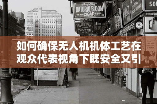 如何确保无人机机体工艺在观众代表视角下既安全又引人注目？