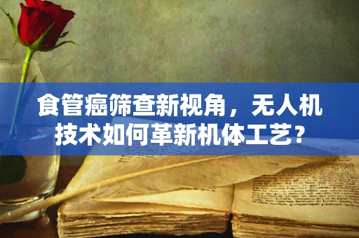 食管癌筛查新视角，无人机技术如何革新机体工艺？