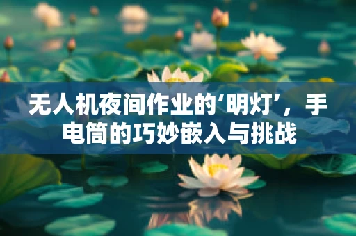 无人机夜间作业的‘明灯’，手电筒的巧妙嵌入与挑战