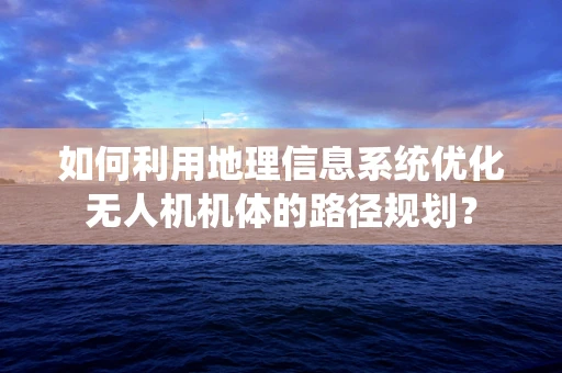 如何利用地理信息系统优化无人机机体的路径规划？