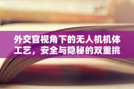 外交官视角下的无人机机体工艺，安全与隐秘的双重挑战