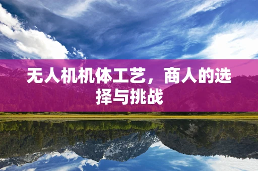 无人机机体工艺，商人的选择与挑战