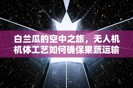 白兰瓜的空中之旅，无人机机体工艺如何确保果蔬运输的完美落地？