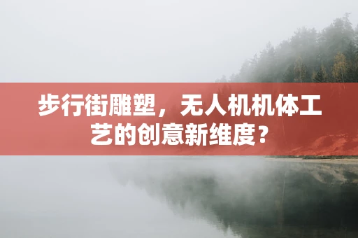 步行街雕塑，无人机机体工艺的创意新维度？