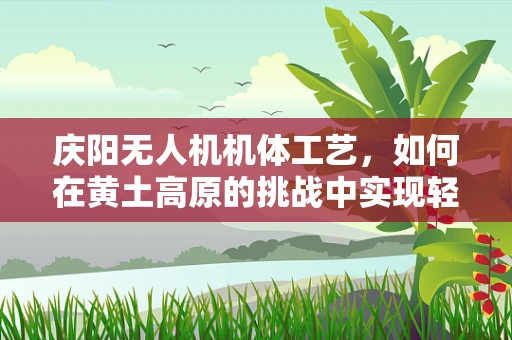 庆阳无人机机体工艺，如何在黄土高原的挑战中实现轻盈与坚固？