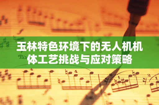 玉林特色环境下的无人机机体工艺挑战与应对策略