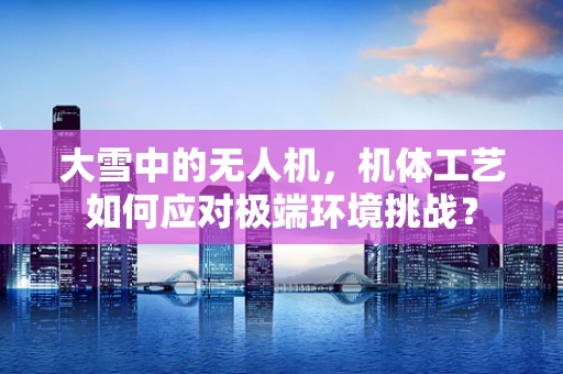 大雪中的无人机，机体工艺如何应对极端环境挑战？