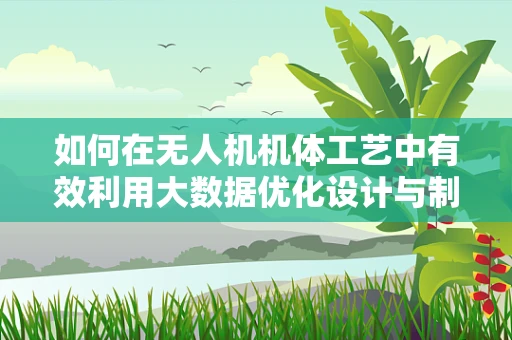 如何在无人机机体工艺中有效利用大数据优化设计与制造？