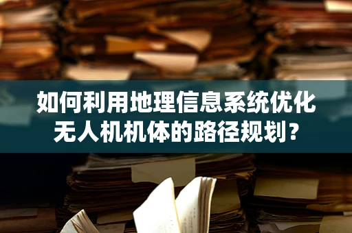 如何利用地理信息系统优化无人机机体的路径规划？