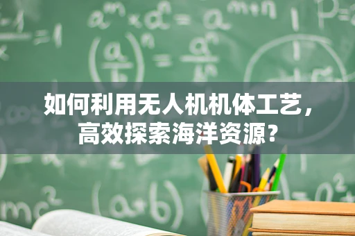 如何利用无人机机体工艺，高效探索海洋资源？