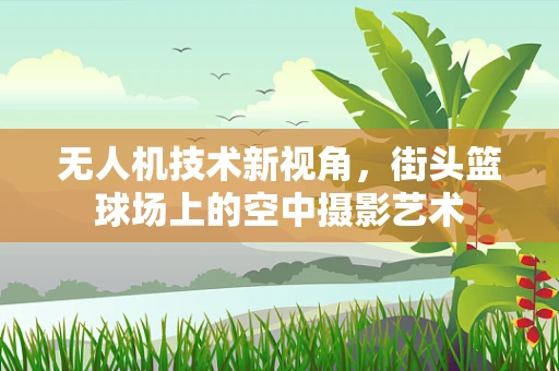 无人机技术新视角，街头篮球场上的空中摄影艺术