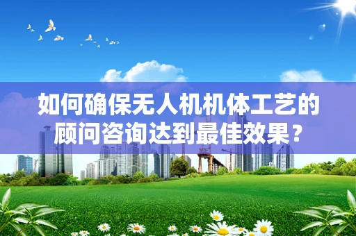 如何确保无人机机体工艺的顾问咨询达到最佳效果？