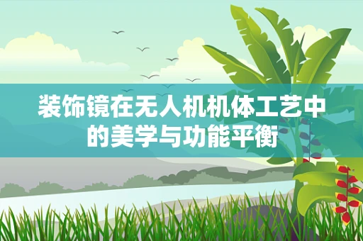 装饰镜在无人机机体工艺中的美学与功能平衡
