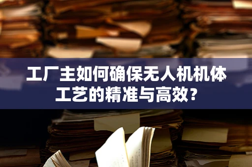 工厂主如何确保无人机机体工艺的精准与高效？