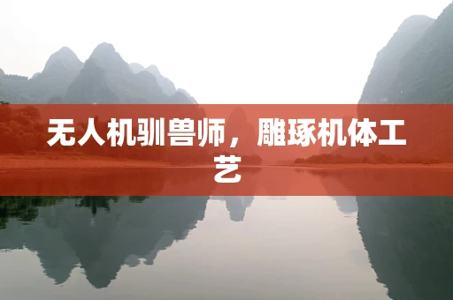 无人机驯兽师，雕琢机体工艺