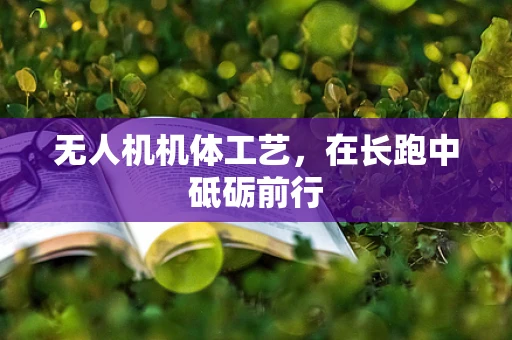 无人机机体工艺，在长跑中砥砺前行