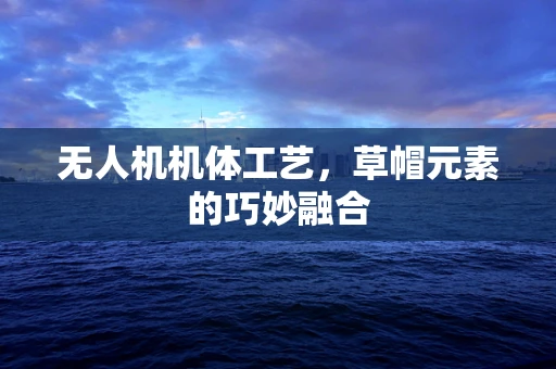 无人机机体工艺，草帽元素的巧妙融合