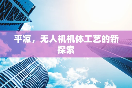 平凉，无人机机体工艺的新探索