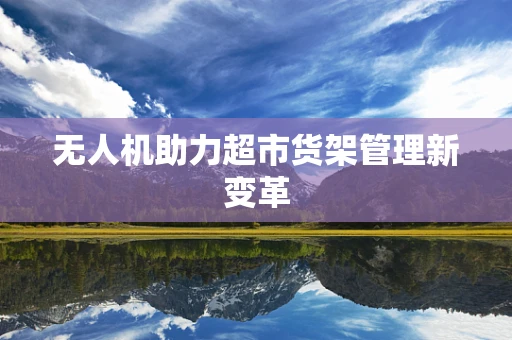 无人机助力超市货架管理新变革