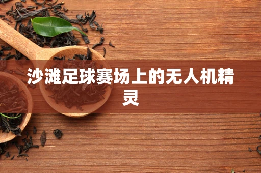 沙滩足球赛场上的无人机精灵