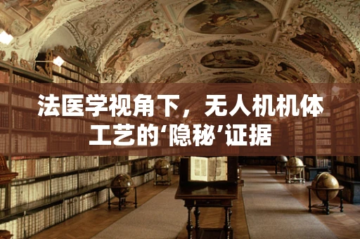 法医学视角下，无人机机体工艺的‘隐秘’证据