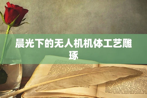 晨光下的无人机机体工艺雕琢