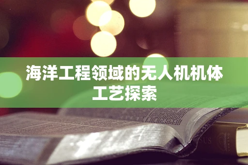 海洋工程领域的无人机机体工艺探索