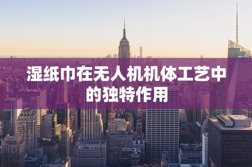 湿纸巾在无人机机体工艺中的独特作用