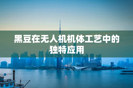 黑豆在无人机机体工艺中的独特应用