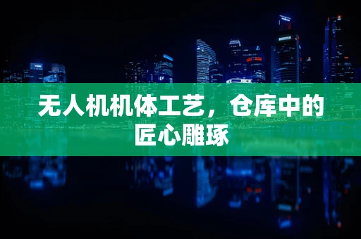 无人机机体工艺，仓库中的匠心雕琢