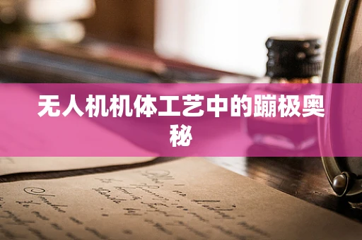 无人机机体工艺中的蹦极奥秘