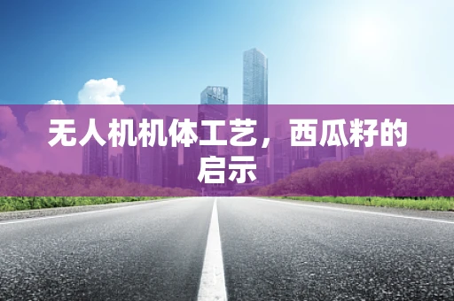 无人机机体工艺，西瓜籽的启示