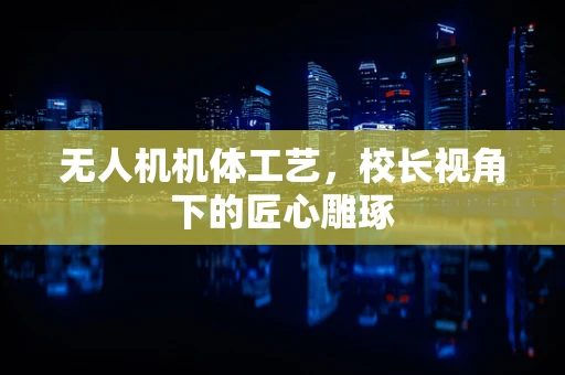 无人机机体工艺，校长视角下的匠心雕琢