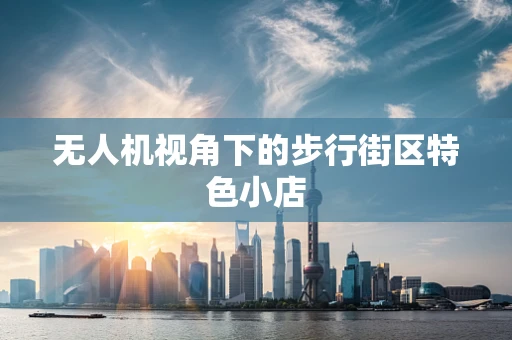 无人机视角下的步行街区特色小店