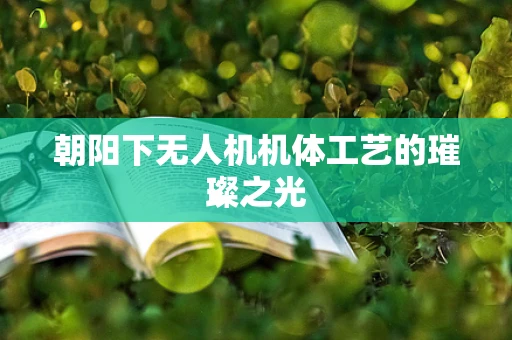 朝阳下无人机机体工艺的璀璨之光