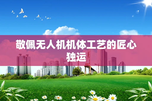 敬佩无人机机体工艺的匠心独运