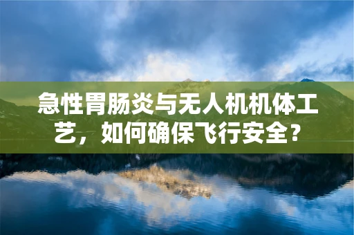 急性胃肠炎与无人机机体工艺，如何确保飞行安全？