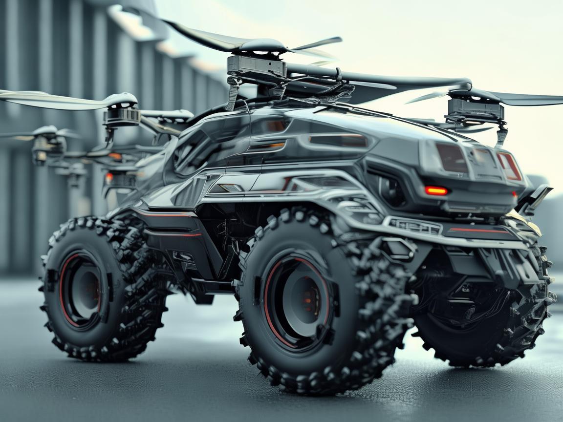 全地形车与无人机机体工艺的融合创新