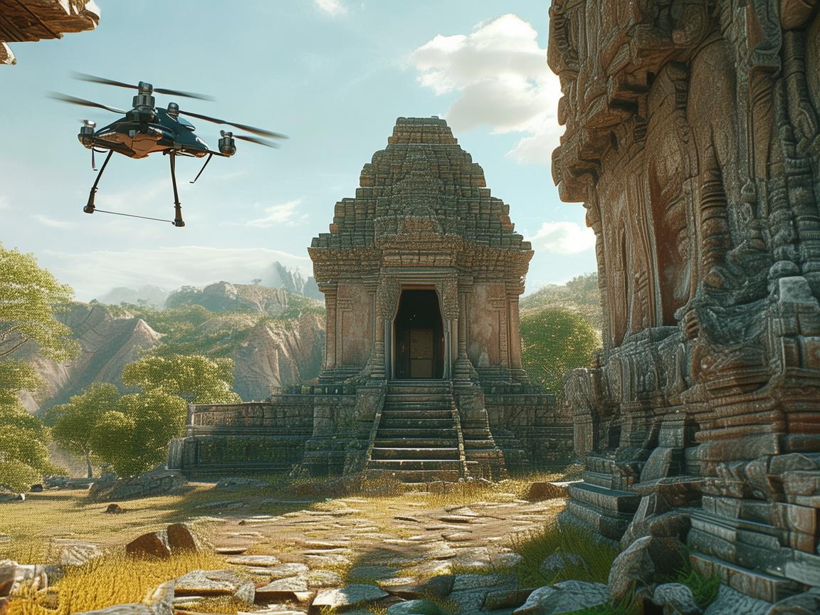 无人机助力名胜古迹保护与探索